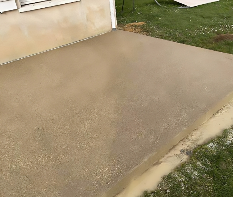 Pose de béton décoratif près de Châtellerault